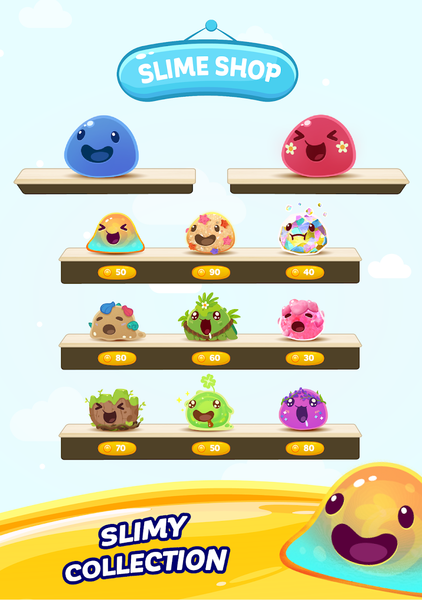 Duet Slimes: Jelly Merge Music - عکس بازی موبایلی اندروید