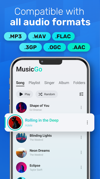 MusicGo - MP۳ Music Player - عکس برنامه موبایلی اندروید