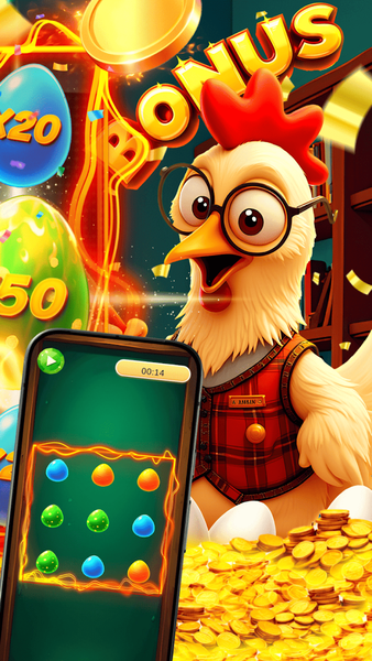 School Chicken - Gameplay image of android game