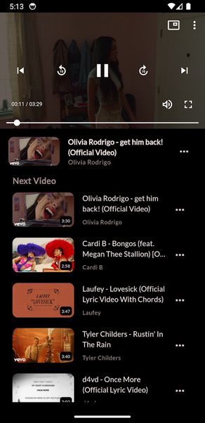 iMusic - Music Player & PiP - Image screenshot of android app