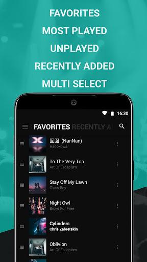 BlackPlayer Music Player - Image screenshot of android app