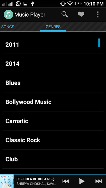 MP3 Music Player - Image screenshot of android app