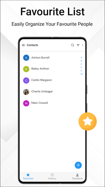 Contacts - Image screenshot of android app