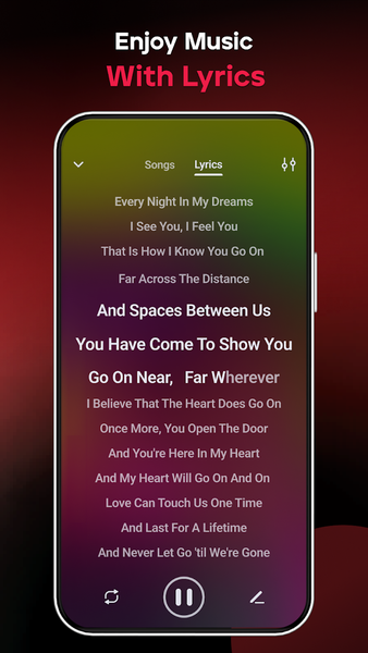Music Player & MP۳ - MMusic - عکس برنامه موبایلی اندروید