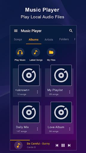 Music Player For Samsung – موزیک پلیر سامسونگ - عکس برنامه موبایلی اندروید