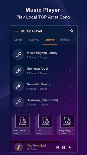 Music Player For Galaxy - عکس برنامه موبایلی اندروید