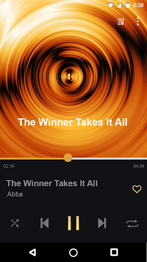 Music Player for Samsung Galaxy - عکس برنامه موبایلی اندروید