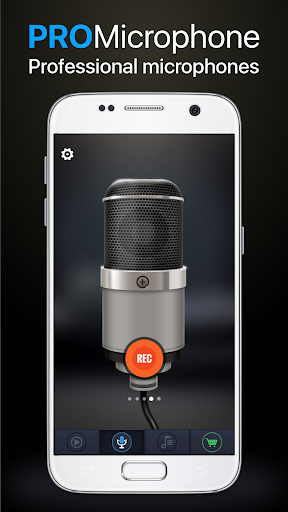 Pro Microphone - عکس برنامه موبایلی اندروید