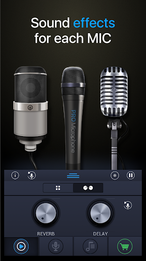 Pro Microphone - عکس برنامه موبایلی اندروید