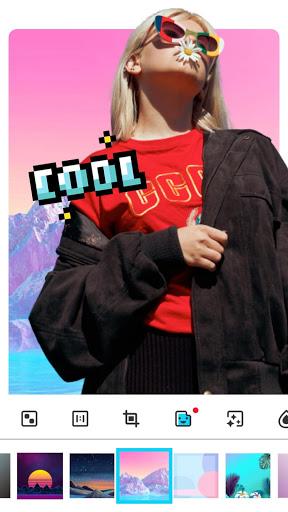 Square Fit - Blur Photo Editor - عکس برنامه موبایلی اندروید