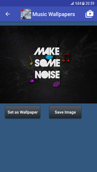 Music : Music Wallpaper - عکس برنامه موبایلی اندروید