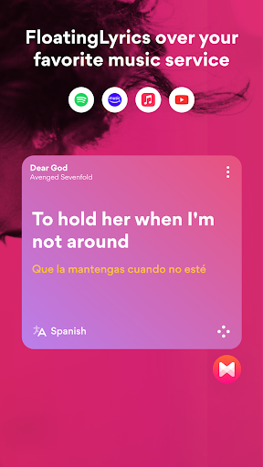Musixmatch: lyrics finder - Image screenshot of android app
