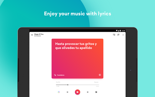 Musixmatch  - متن ترانهها - عکس برنامه موبایلی اندروید
