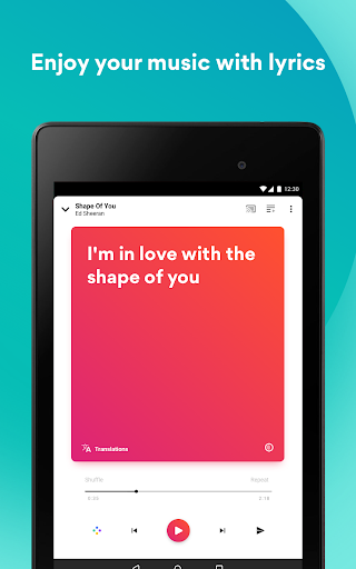 Musixmatch  - متن ترانهها - عکس برنامه موبایلی اندروید