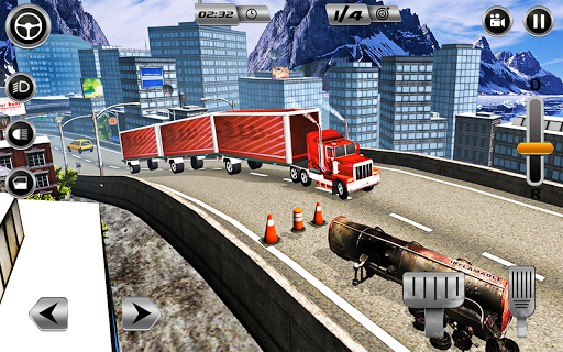 Euro Long Trailer Truck Sim ۲۰۲۱: Cargo Transport - عکس بازی موبایلی اندروید
