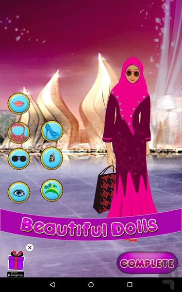 Muslim Dressup: Hijab Fashion - Gameplay image of android game