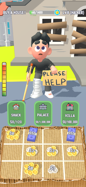 Street Life: Merge Tap Clicker - Gameplay image of android game