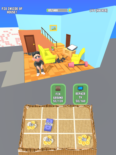 Street Life: Beg Get Rich Game - Gameplay image of android game