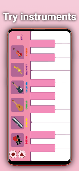 Pink Piano - عکس بازی موبایلی اندروید