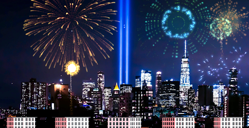 Real Fireworks - Gameplay image of android game