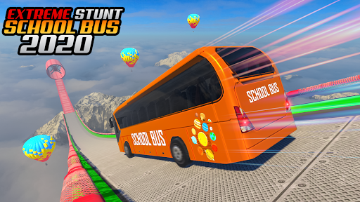 School Bus Stunt Driving: Mega Ramp Impossible Bus - عکس برنامه موبایلی اندروید