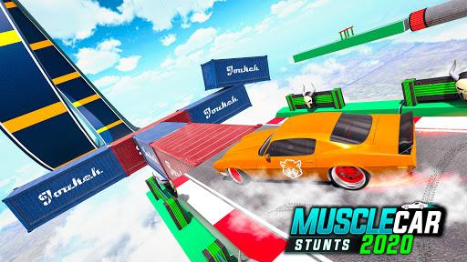Muscle Car Stunts - Ramp Car - عکس بازی موبایلی اندروید