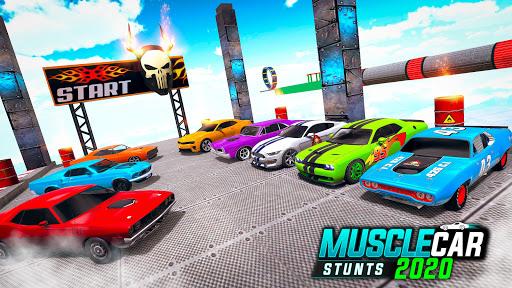 Muscle Car Stunts - Ramp Car - عکس بازی موبایلی اندروید