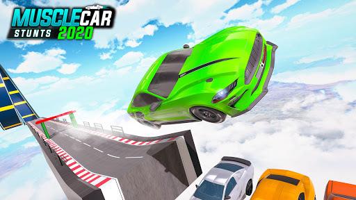 Muscle Car Stunts - Ramp Car - عکس بازی موبایلی اندروید