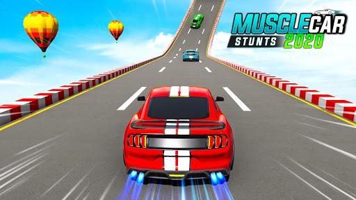 Muscle Car Stunts - Ramp Car - عکس بازی موبایلی اندروید
