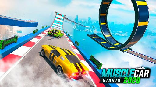 Muscle Car Stunts - Ramp Car - عکس بازی موبایلی اندروید