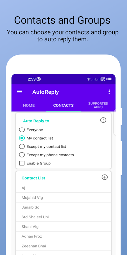 AutoReply | Auto Responder bot - Image screenshot of android app