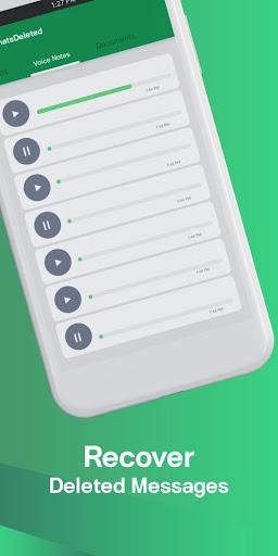 WhatsDelete view delete mesage - Image screenshot of android app