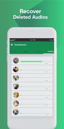 WhatsDelete view delete mesage - Image screenshot of android app
