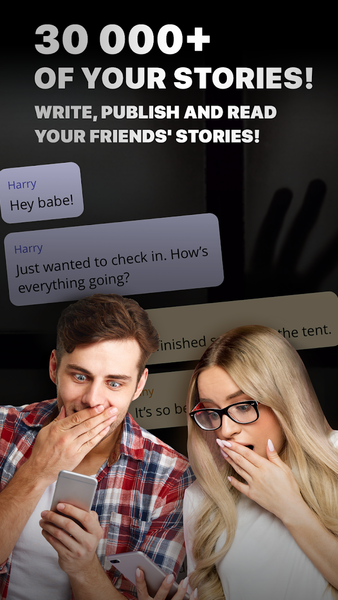 Scary Chat Stories Horror Game - Image screenshot of android app