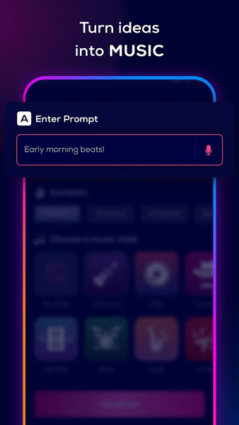 MusyCraft: AI Music Generator - عکس برنامه موبایلی اندروید