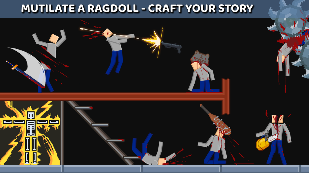 Mutilate a Ragdoll - Gameplay image of android game