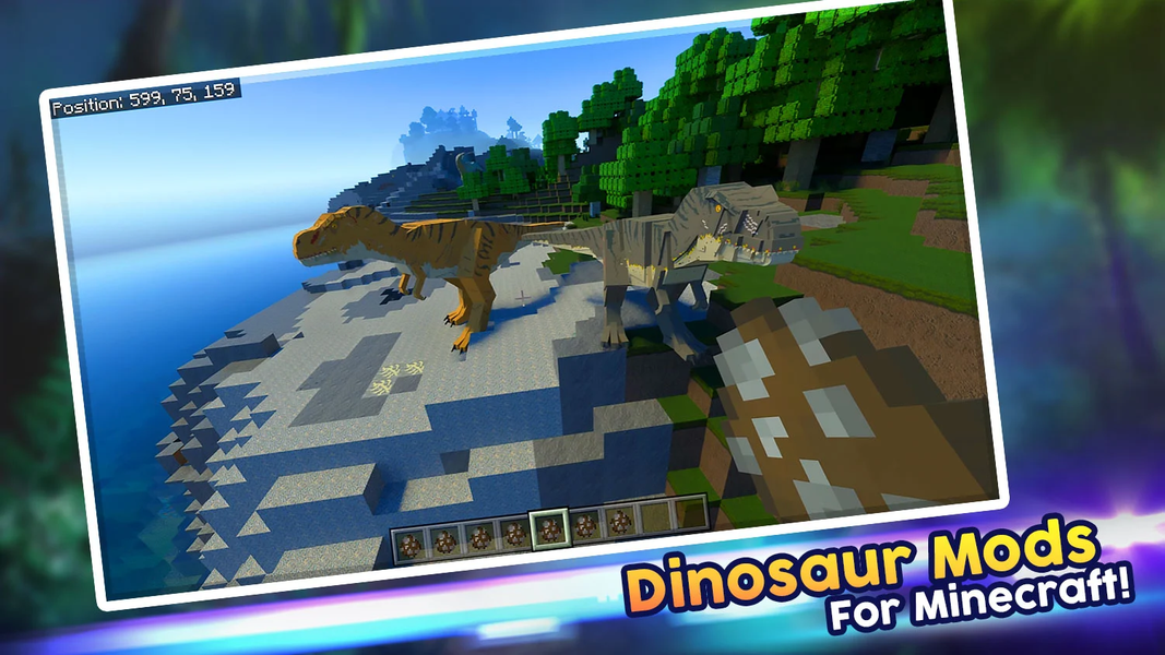 Dinosaur Jurassic Craft Mod - Image screenshot of android app