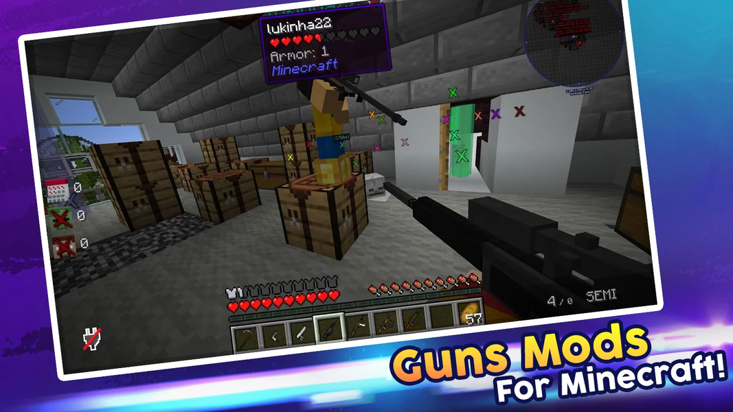 Guns & Weapons Minecraft Mod - Image screenshot of android app