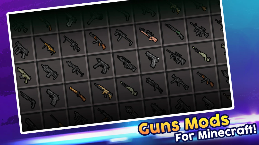 Guns & Weapons Minecraft Mod - Image screenshot of android app