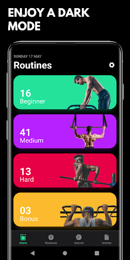 Street Workout App - Image screenshot of android app