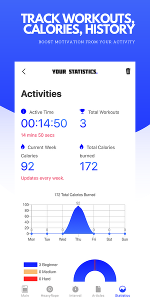 Jump Rope Training App - عکس برنامه موبایلی اندروید