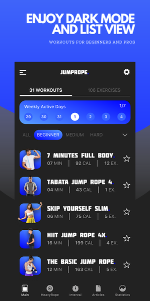 Jump Rope Training App - Image screenshot of android app