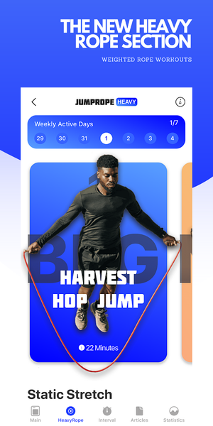 Jump Rope Training App - عکس برنامه موبایلی اندروید