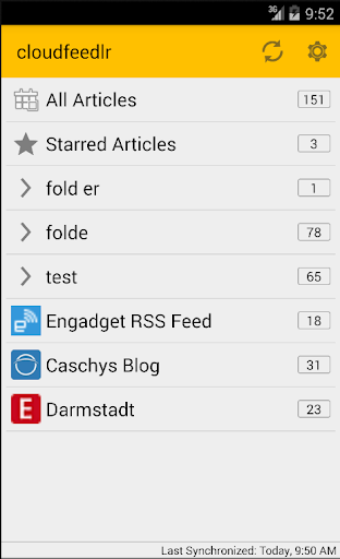 cloudfeedlr - Image screenshot of android app