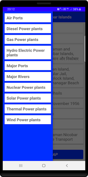Indian states - Image screenshot of android app