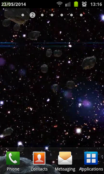 Deep Space - Asteroids - Image screenshot of android app