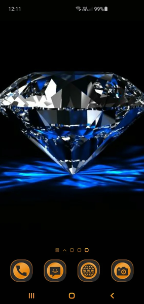 Diamond Shine Live Wallpaper - Image screenshot of android app