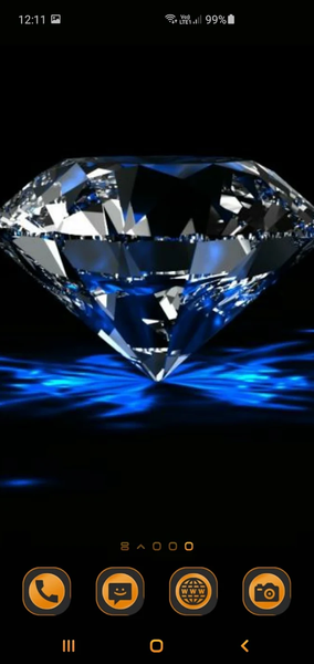 Diamond Shine Live Wallpaper - Image screenshot of android app