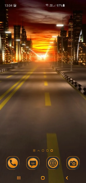 Night City Driving Live Wallpa - Image screenshot of android app