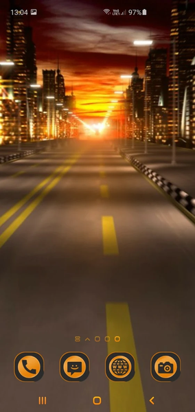Night City Driving Live Wallpa - Image screenshot of android app